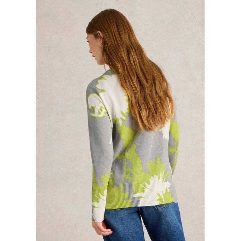White Stuff Olive Floral Jumper image number 1
